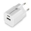 everActive GaN SC-390Q stenski polnilec z USB QC3.0 in USB-C PD PPS 30W vtičnico