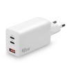 everActive GaN SC-650Q stenski polnilec z USB priključkom in 2x USB-C PD PPS QC4+ 65W