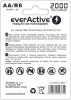 everActive R6 / AA 2000mAh 1,2 V Ni-Mh akumulatorska baterija, 4 kosi