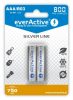 2x polnilni everActive R03/i.e. 800 mAh