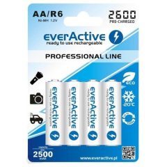   everActive R6 / AA 2600mAh 1,2 V Ni-Mh akumulatorska baterija, 4 kosi