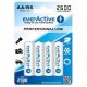 everActive R6 / AA 2600mAh 1,2 V Ni-Mh akumulatorska baterija, 4 kosi