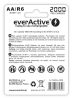 everActive R6 / AA 2000mAh 1,2 V Ni-Mh akumulatorska baterija, 2 kosa