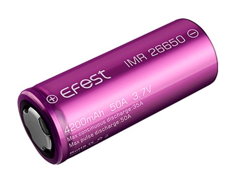 Efest IMR 26650 z 4200 mAh, 3,7 V, Li-Ion baterija