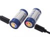 Keeppower P1634U1 RCR123A Micro USB 16340 3,0 V 860 mAh akumulatorska baterija x2