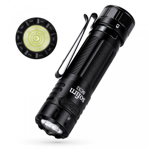 Sofirn SC32 LED Flashlight 1900lm USB C Rechargeable 18650 Powerful Torch Portable EDC Light Dimmable Lantern With Tail Switch